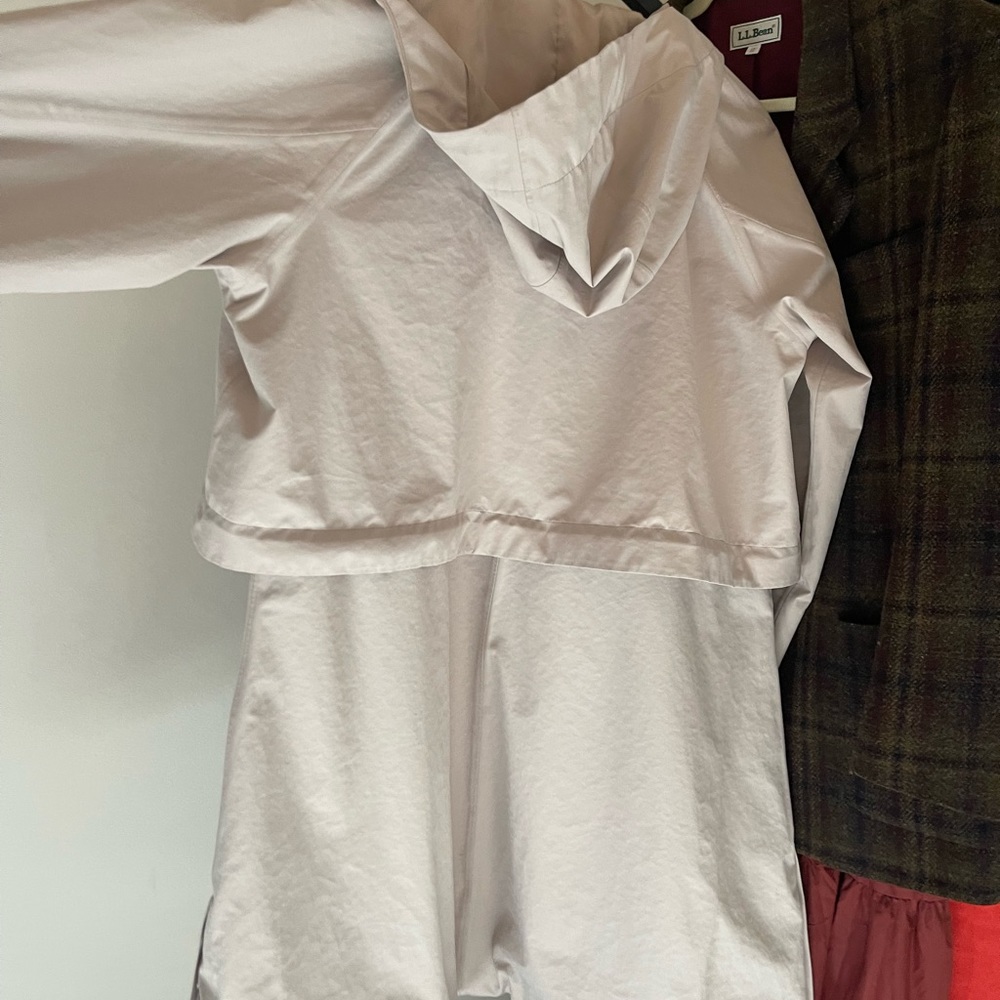 Athleta Light Beige Trench Coat - Picture 4 of 4